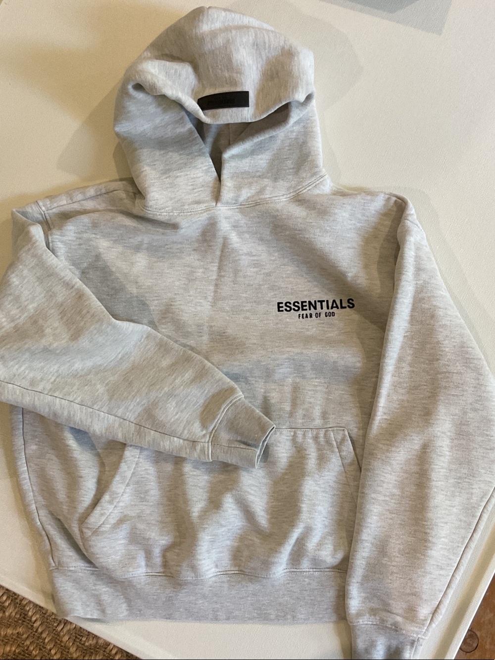 Fear of  God Essentials Light Gray HoodieSize XS